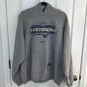 Vintage Heavyweight Patriots Sweatshirt Hoodie XL